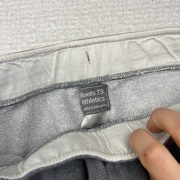 Lot x2 Roots 73 Athletics Sweatpants Joggers Men Sz L Elastic Waist Drawstring - Picture 9 of 16